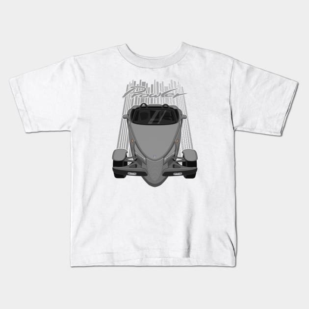 Plymouth Prowler - Silver Kids T-Shirt by V8social